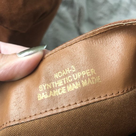 Chase & Chloe tan rust color block heel boots 7.5 - Picture 16 of 16